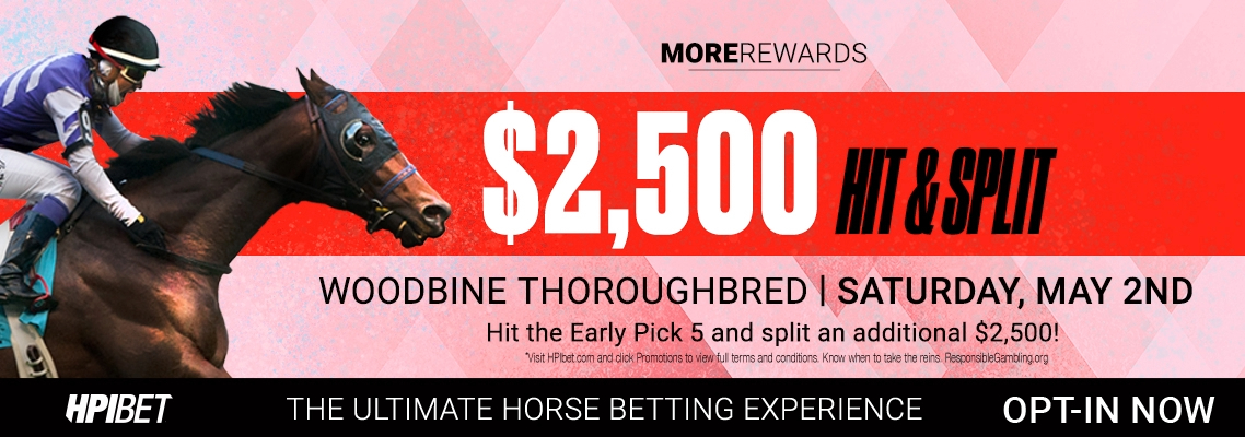 $2,500 Pick 5 Hit & Split